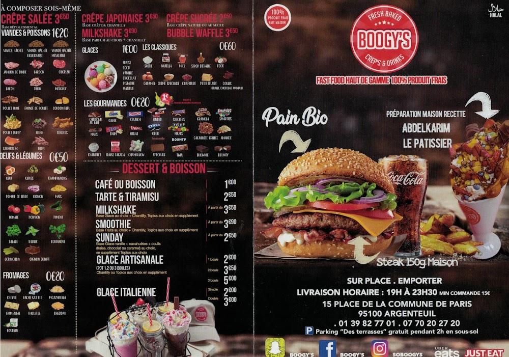 Boogy's Paris - Menu Image 4